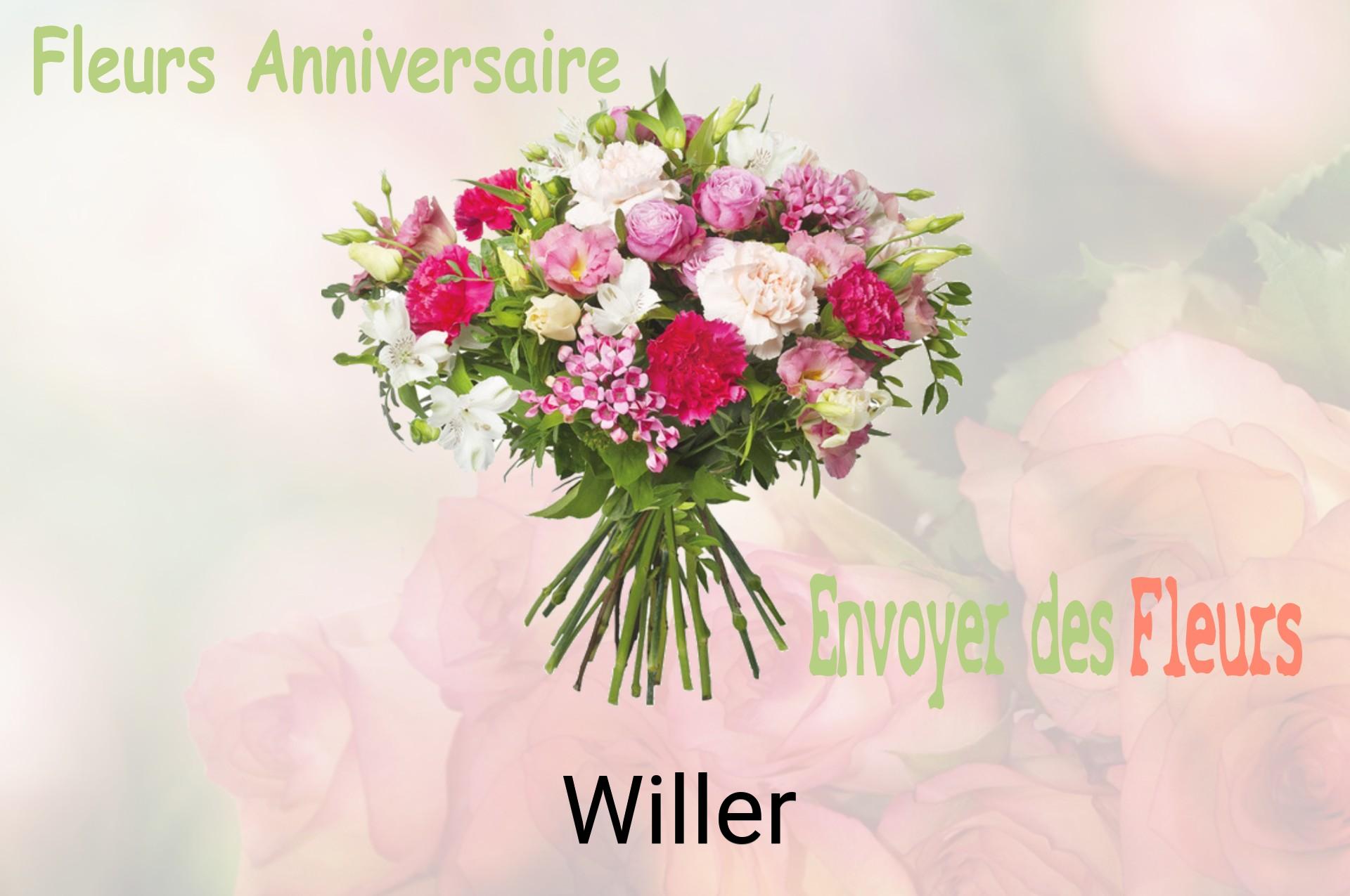 Bouquet de fleurs d’anniversaire livré à Willer
