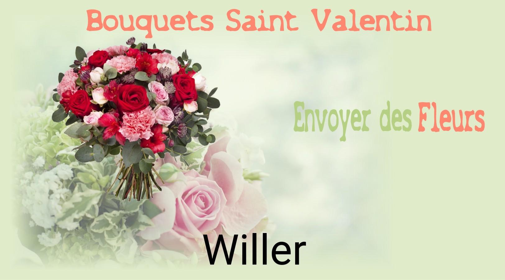Roses de Saint-Valentin livrées à Willer